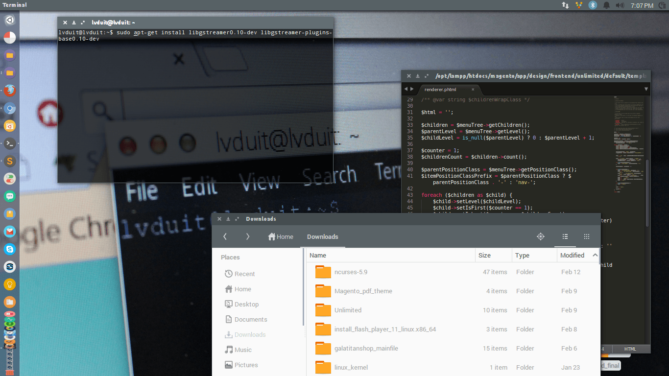 Linux - Giao diện phẳng cho Ubuntu